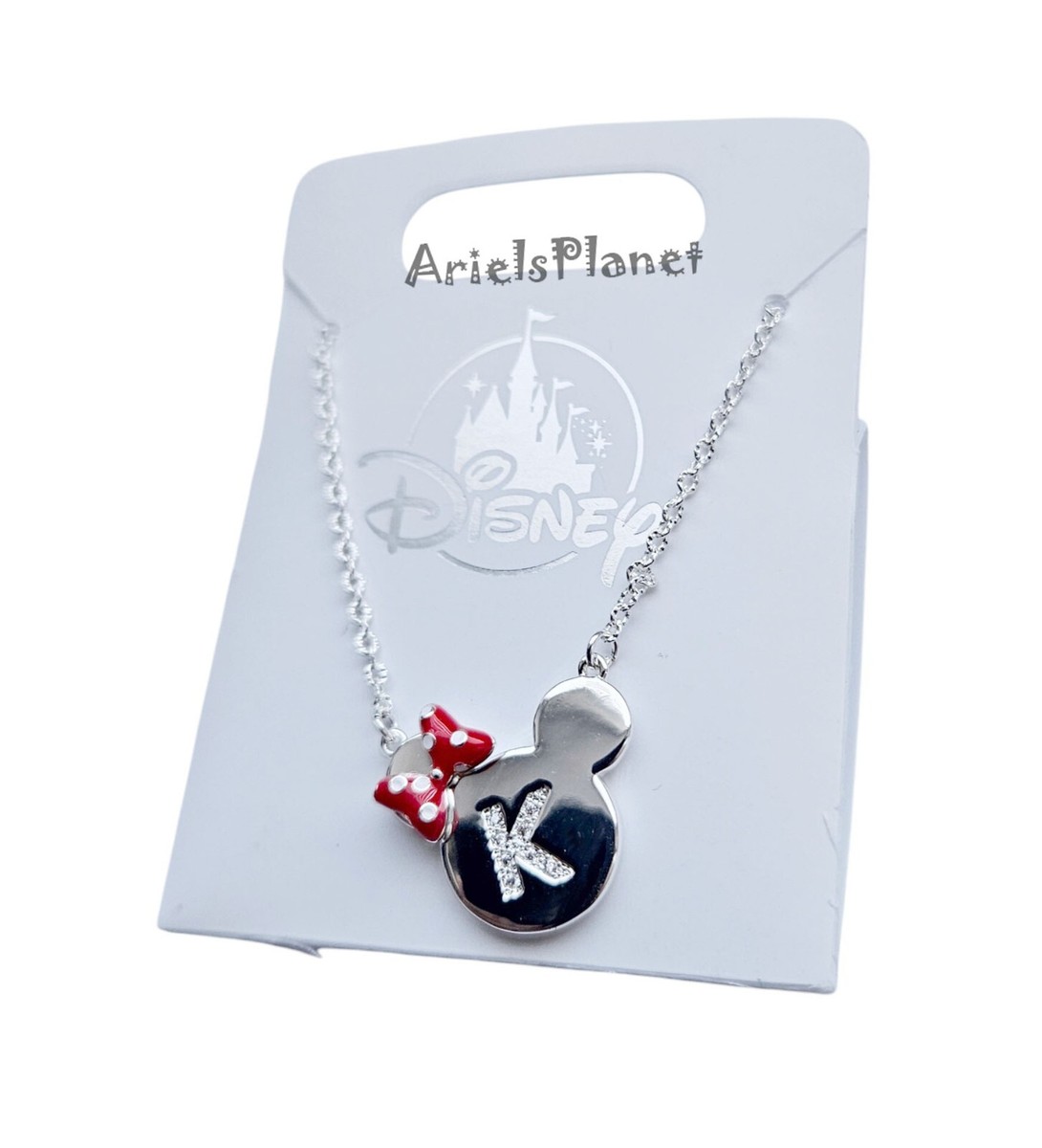 Disney Initial Minnie Mouse Initial Necklace Disney Minnie Mouse