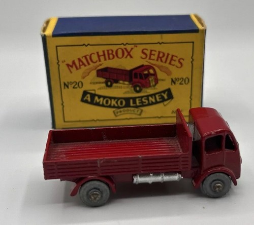 Matchbox Lesney #04 Stake Truck – Années 60/70 – Avec Boîte D'origine – 1:64