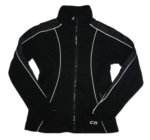 CB Sports Ski Jacket Snowboard coat zipper black removable hood