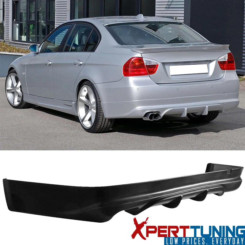 Fits 06-08 BMW E90 AC Style PU Front Bumper Lip + Rear Bumper Lip + Side Skirts Foto 3 de 4