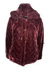 Forever Audrey Maroon Jacket Size Small Women's Long Sleeve Full Zip Polyester