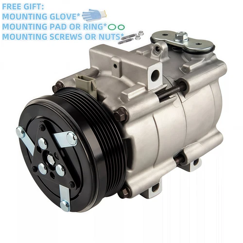 A/C Air Compressor for Lincoln Town Car 4.6L, Mercury Grand Marquis 4.6L Mustang - Picture 2 of 4