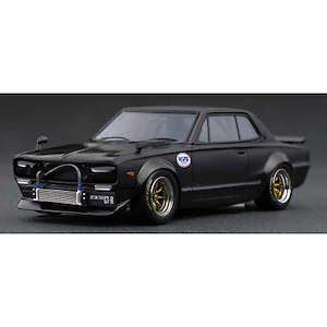 Pre Oder Ignition Model 1 18 Nissan Skyline 00 Gt R Kpgc10 Matte Bl Minicar Ebay
