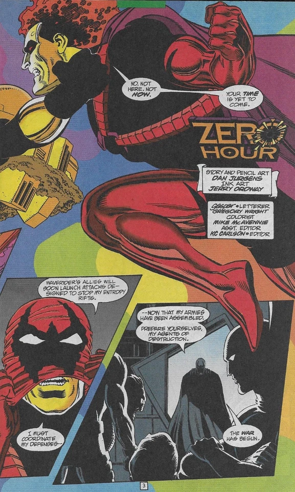 Zero Hour Crisis In Time Comic 2 Cover A First Print 1994 Dan Jurgens Ordway - Image 4 of 4