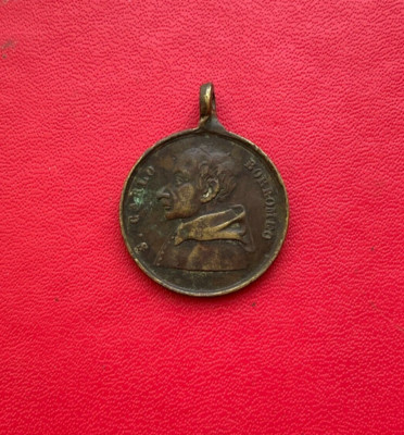 Médaille Ancienne Dorée Avec Bélière - Représentation D'un Aigle, Vintage