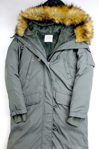 S13 Chelsea Faux-Fur-Trim Hooded Down 