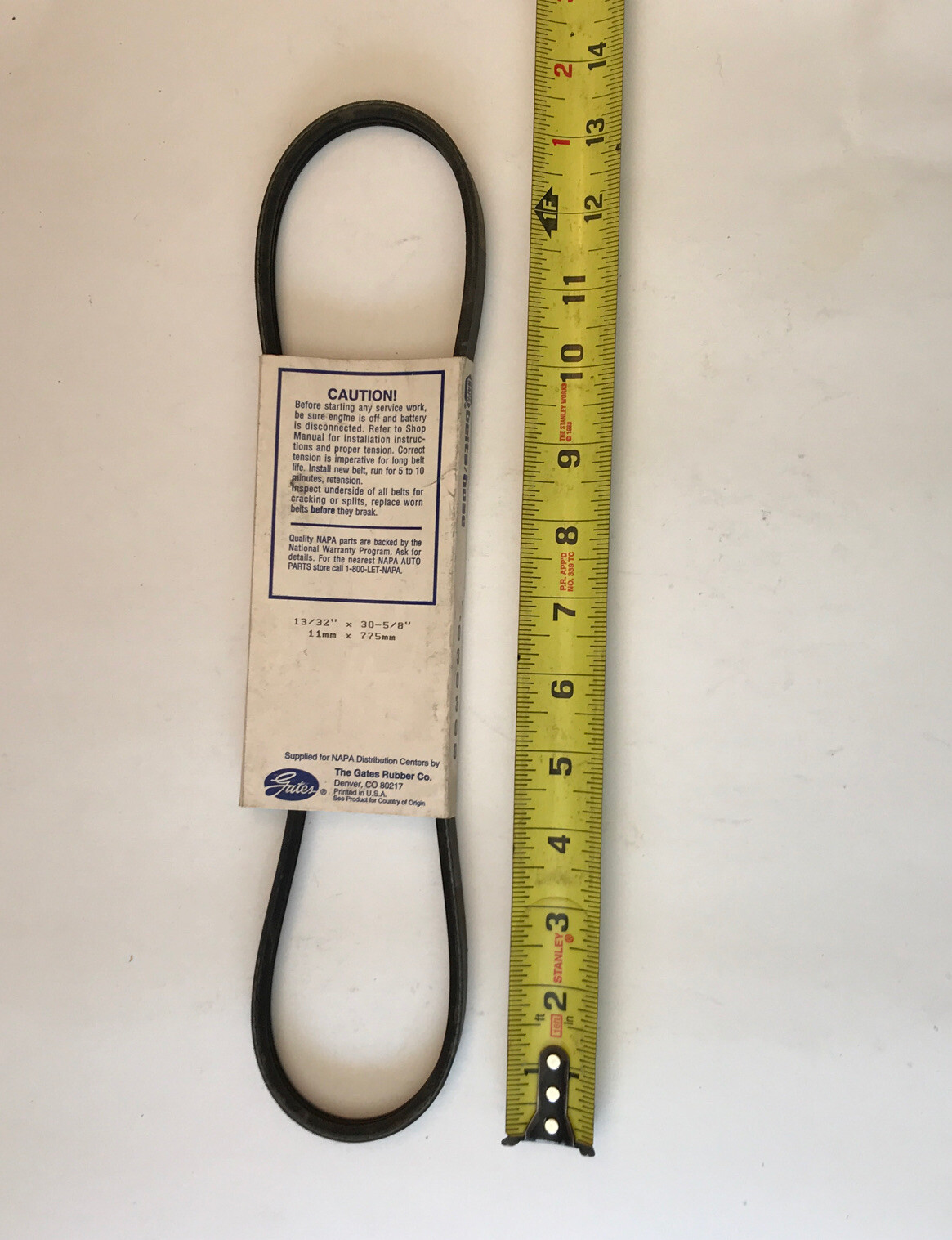 Napa V Ribbed Alternator Belt 13 32 X 30 5 8 Ebay