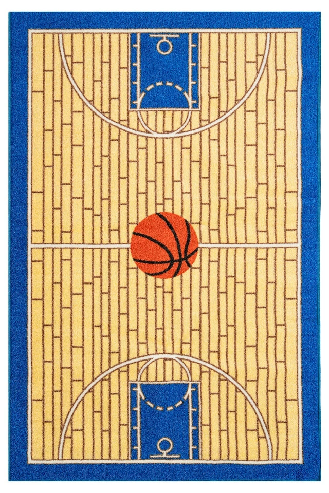 Basketball Court Ground Kids Play Area Rug Anti Skid Backing- 695 - Image 2 of 4