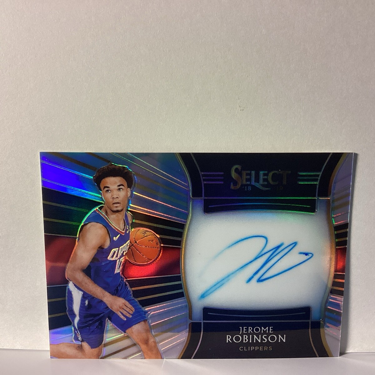 2018-19 Select Signatures Jerome Robinson #RS-JRB Rookie /199 Auto
