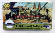 MPC~6209~1/76~Anti-Aircraft Battery~Allied Gun w/Truck~WW2~Vintage Kit~Sealed