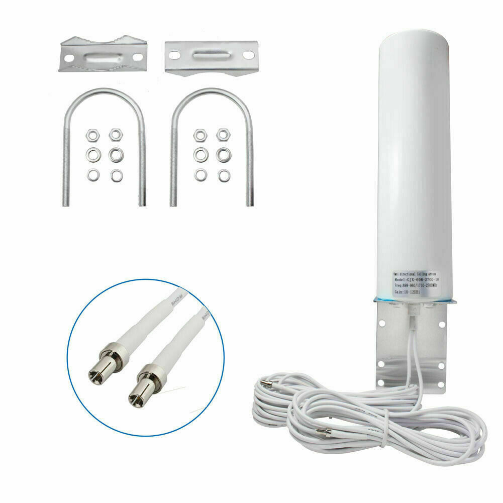 2PC Black Omni Signal Booster Antenna 4G LTE TS9