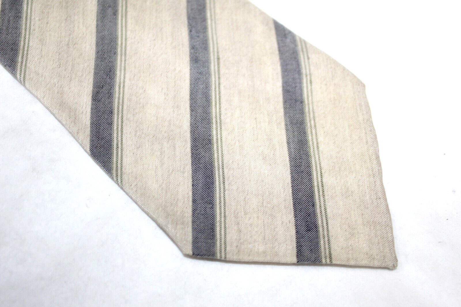 LUCA D'ALTIERI 50%Silk 50%Linen tie Made in Italy F45454