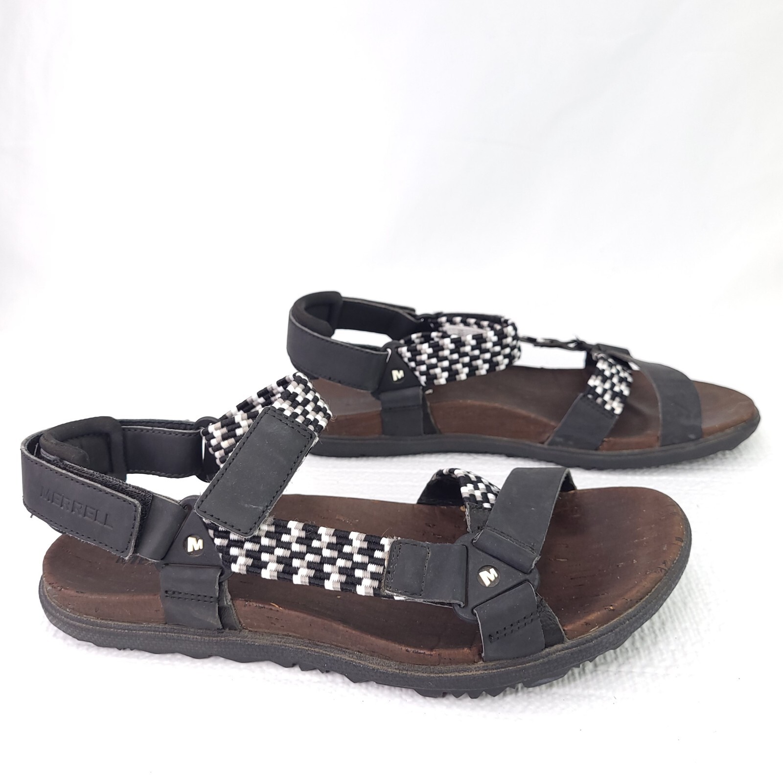 Sandali piatti Merrell Around Town Sunvue tessuti cinturini J94148 taglia 7