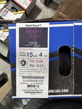 NEW - NIB 15lb Storm Bowling "NIGHT ROAD" UNDRILLED