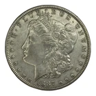 1887 $1 Morgan Silver Dollar VAM 12 Alligator Eye AU Details #