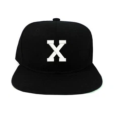 Malcolm X Snapback Snap Back Cap Hat Baseball Cap Black 