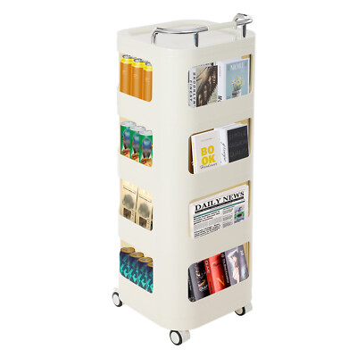 4-Tier Rolling Kitchen Trolley Rack   Versatile Storage Cart for Home & Office