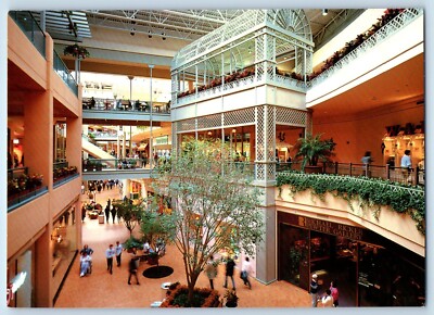 c1960 Bloomington Minnesota Postcard North Garden Mall America Interior Building