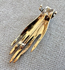 VINTAGE 1940S STERLING SILVER 925 HAND FUR BROOCH CLIP UNIQUE VERY RARE — photo 7