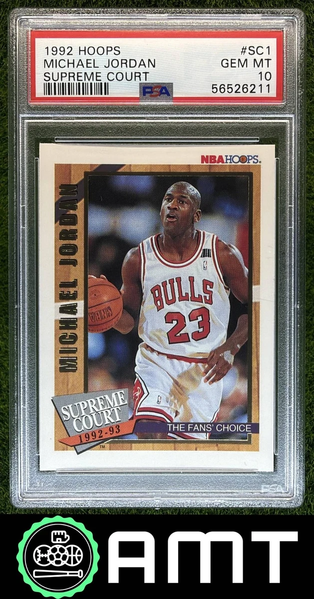 Michael Jordan Basketball Grade 10 1992-93 Season Sports Trading
