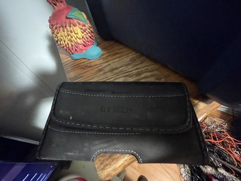 Bytech Black Matte Holster Case Cell Phone Pouch w/ Belt Clip Holster