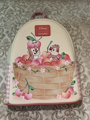 Loungefly Disney Chip n Dale Cherry Basket Mini Backpack Bag NWT Loungefly Disney Chip  main image 2