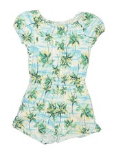 Old Navy Girls Green Overalls 8