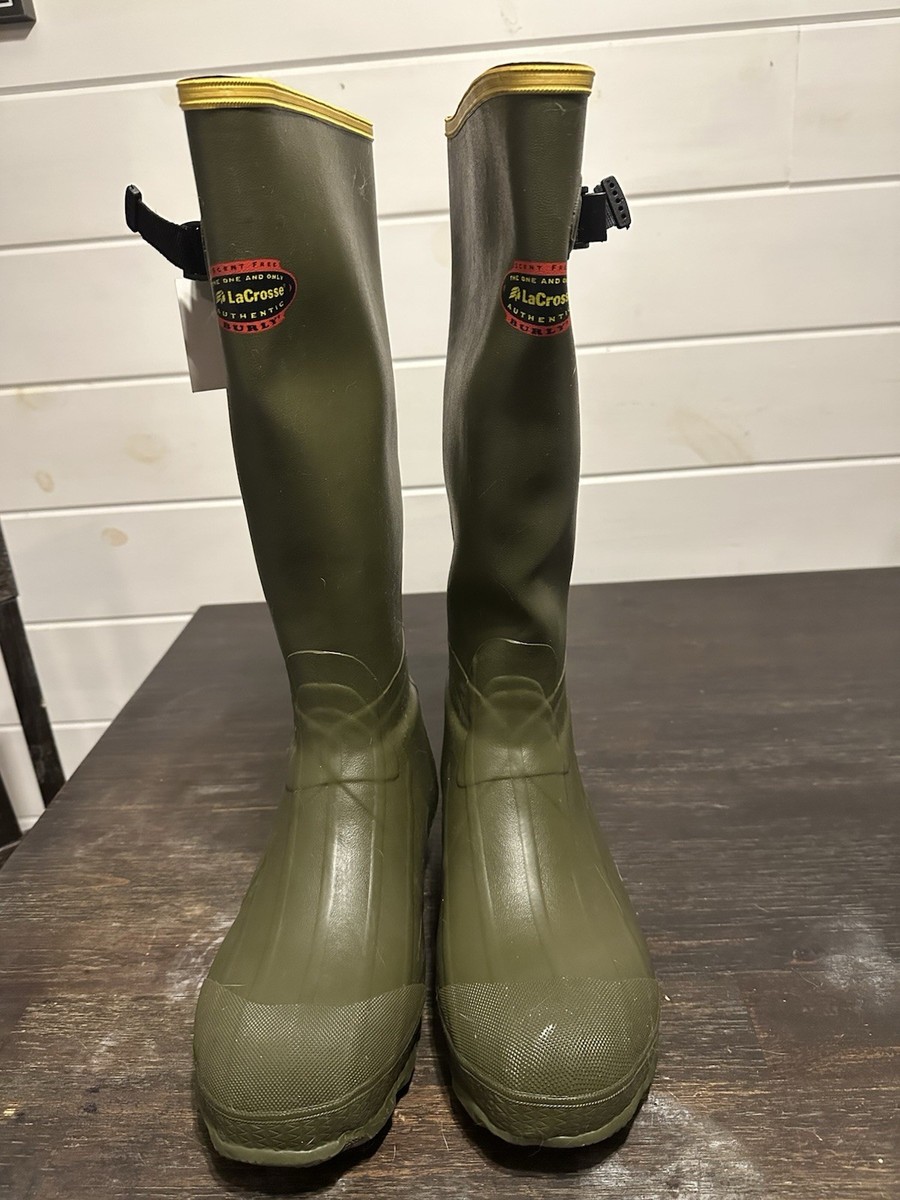 LaCrosse Mens SZ 7 Green Rubber Boots Rain,Farm, Waterproof . lacrosse-150040-p.jpg?optimize  main image 3
