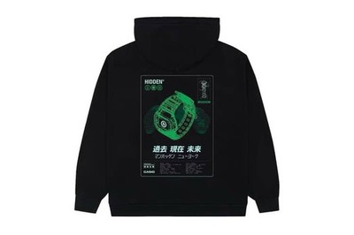 G-SHOCK x Hidden NY Limited-Edition Casio Collab Hoodie Size Large Flaw On Front