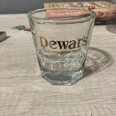 Libbey Dewar's Blended Scotch Whisky Double Shot 4 oz Glass