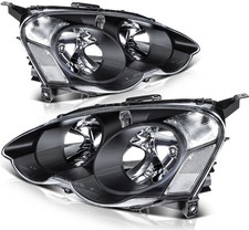 Headlights Assembly For 2003-2004 Acura Rsx Dc5black Housing Leftright Pair