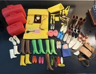 Vintage Barbie Ken Accessory Lot Shoes Boots Luggage Granny Glasses Japan Plus