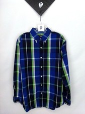 Chaps Men's Dress Wallace Plaid Long Sleeve Button Down Collard Shirt M