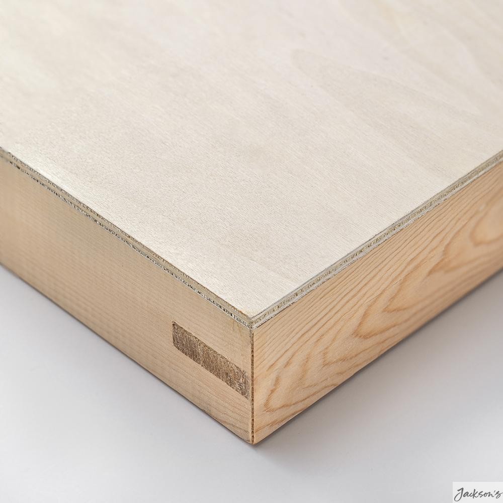 Jackson's Wooden Painting Panel Plywood 12x16in 50mm Deep for Art Support