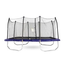 Skywalker 15 X 9' Rectangle Trampoline With Enclosure Blue