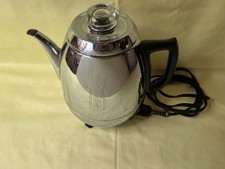Vintage 1950's General Electric  A2P40 ~ Pot Belly Automatic Percolator