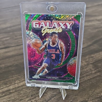Topps Chrome Galaxy Greats💥 7/75💥 Allen Iverson 76ers GG-1