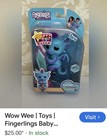 WowWee Fingerlings Glitter Baby Dragon Tara Blue Interactive Toy, Watch/Ring/etc — photo 9