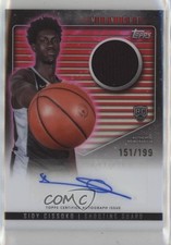 2023 Topps Midnight Rookie Jersey Twilight /199 Sidy Cissoko #RJA-SC Auto 16wc