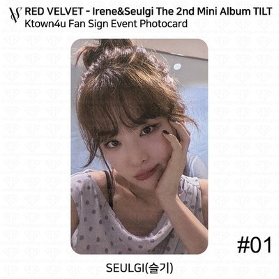 RedVelvet IRENE & SEULGI The 2nd Mini Album TILT Ktown4u Fan Sign