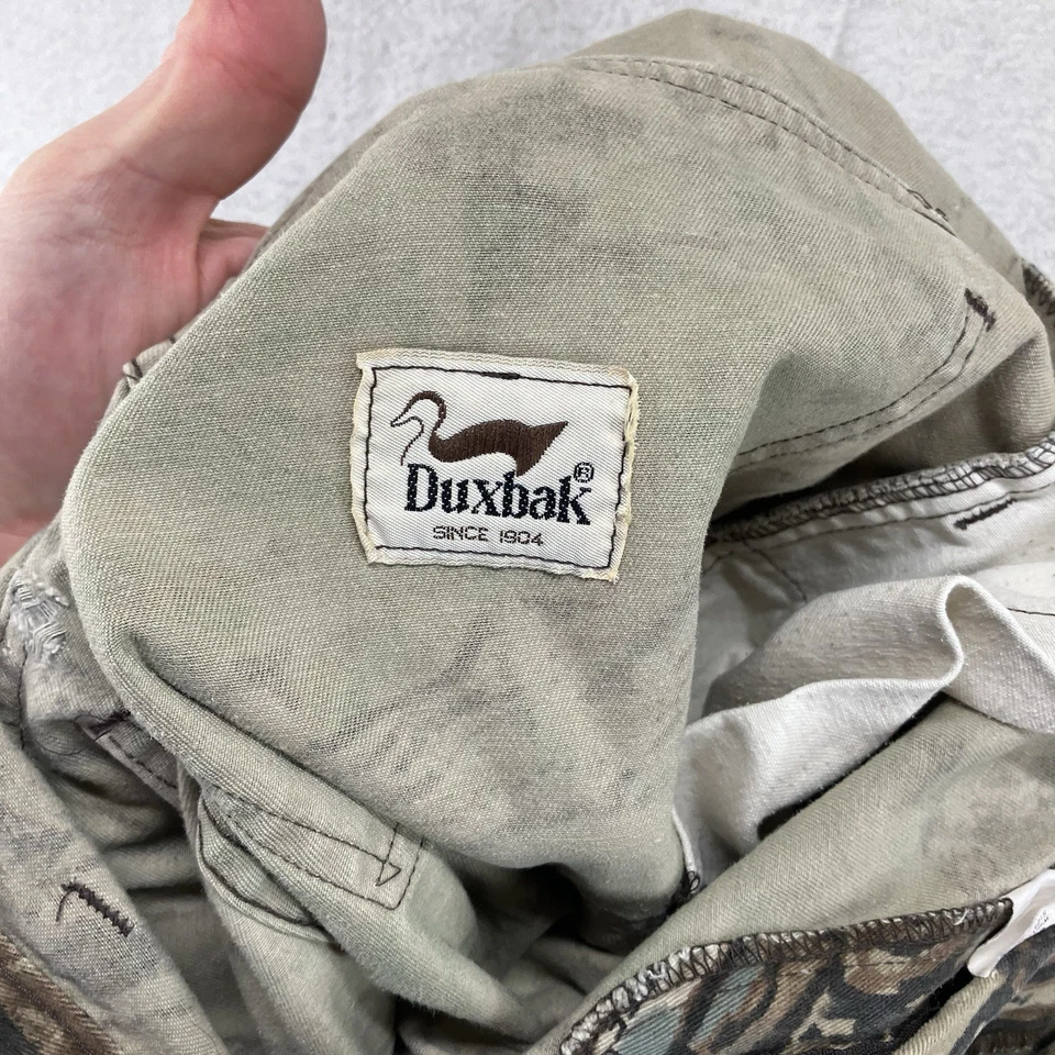 Vintage Duxbak REALTREE Camo Pants Men's M 34x30 Adjustable Waist Cargo - Image 3 of 4