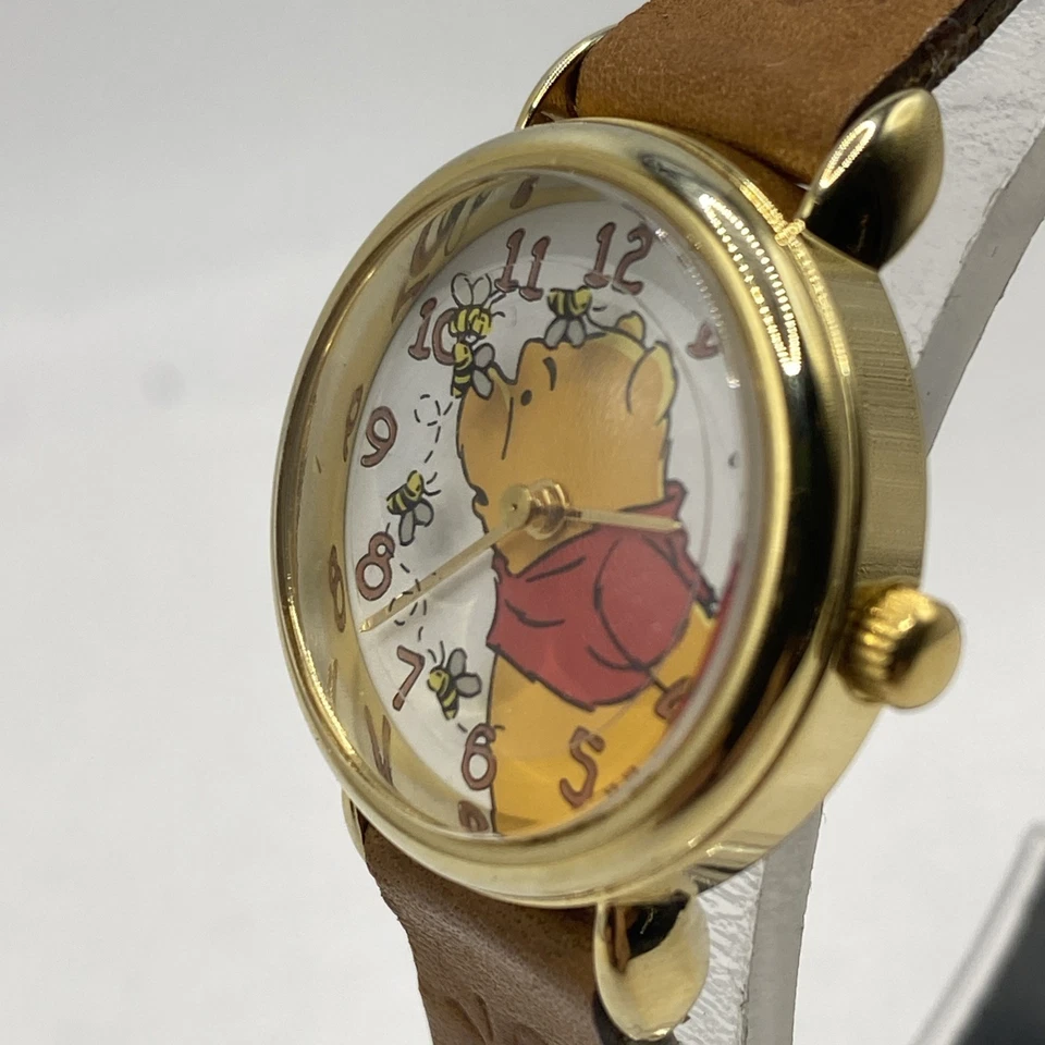 Reloj de vestir TIMEX Disney Watch Winnie The Pooh clásico mínimo raro Foto 4 de 4