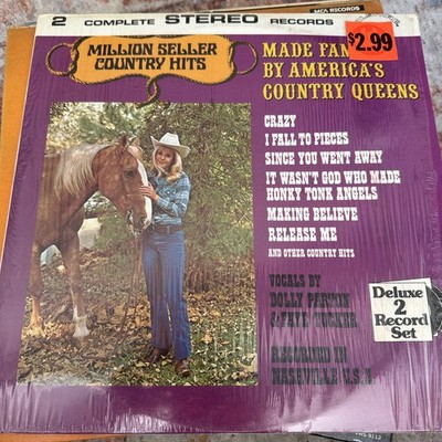 DOLLY PARTON & FAYE TUCKER: million seller country hits ALSHIRE 12'' LP 33 RPM