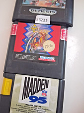 Sega Genesis Sports Games Summer Challenge sports talk baseball, Madden 95 26231