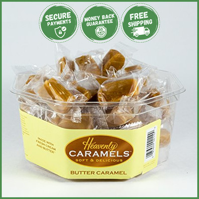 J MORGAN CONFECTIONS HEAVENLY CARAMELS Gourmet Candy Sweet Butter Chewy Treats