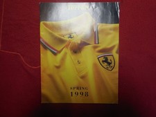 1998 Ferrari Official Merchandise spring catalog vintage Ferrari accessories