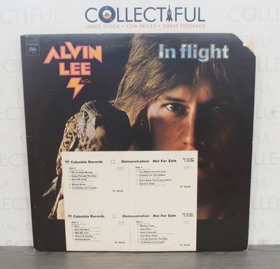 ALVIN LEE (TEN YEARS AFTER) IN FLIGHT - COLUMBIA 1974 W/L PROMO DOUBLE *EX* LP 