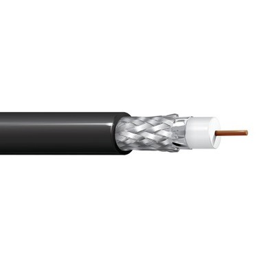 100' Belden 9292 14 AWG Solid Copper Braid Shield 75 Ohm RG-11 Coax Cable 300V