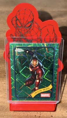 2025 Topps Chrome Marvel Iron Man #1 Hulk Green Laser Refractor /99