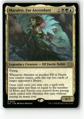 MTG Maralen, Fae Ascendant R Lorwyn Eclipsed 233 Regular NM
